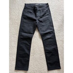 7 For All Mankind Foolproof Denim Slimmy Black Jeans 29x28 Rock Moto Casual